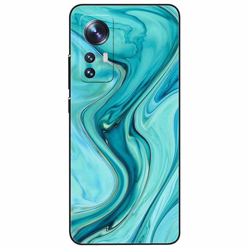 For Xiaomi Redmi Note 12s Case 12 S Soft Black Silicone Cool Marble TPU Funda Para for Redmi Note 12S 2023 Shockproof Note12s