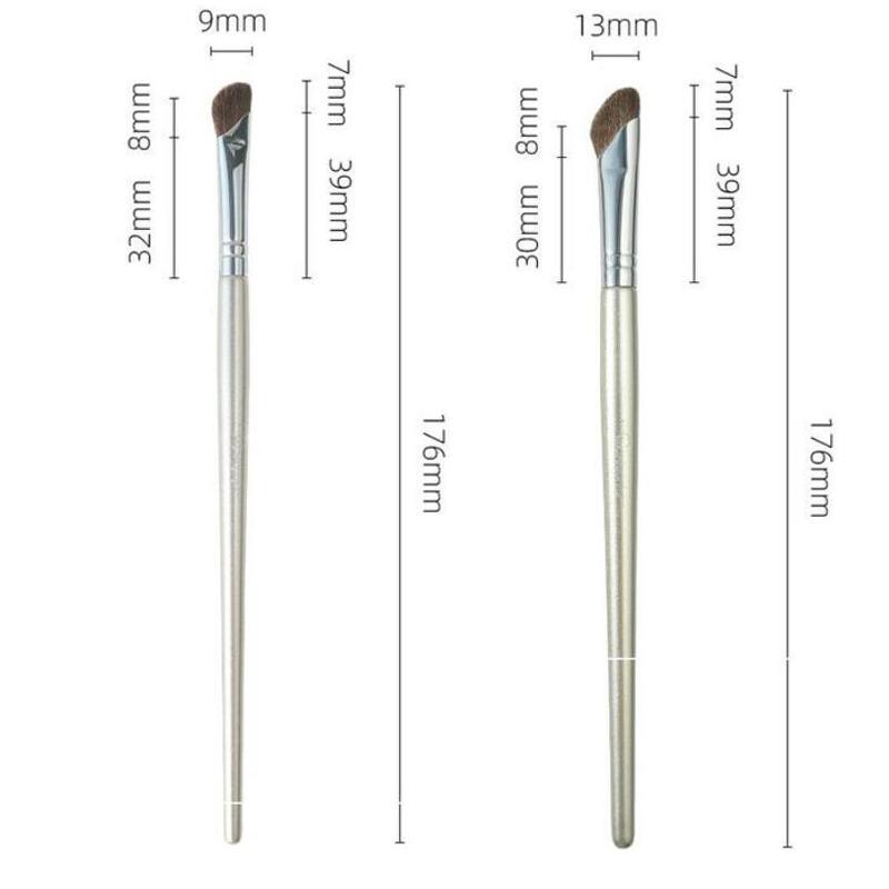 Perie pentru contur nas Perie plată pentru contur pentru nas Perie pentru machiaj pentru contur în unghi Păr natural pentru umbră în unghi Perie pentru machiaj cu pete