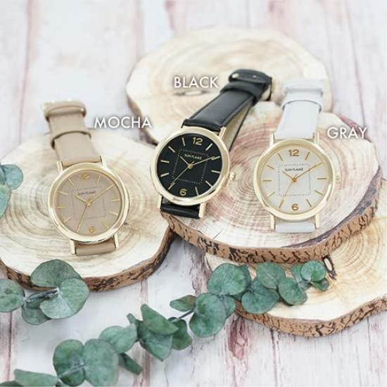 Flame Sun Flame Wristwatch Brown [Sun Co., Ltd.] MJG-B32-MO