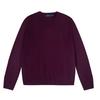 Polo FW23 Pony Logo Embroidered V-Neck Long Sleeve Sweater Men Sweater Burgundy 710758368-005