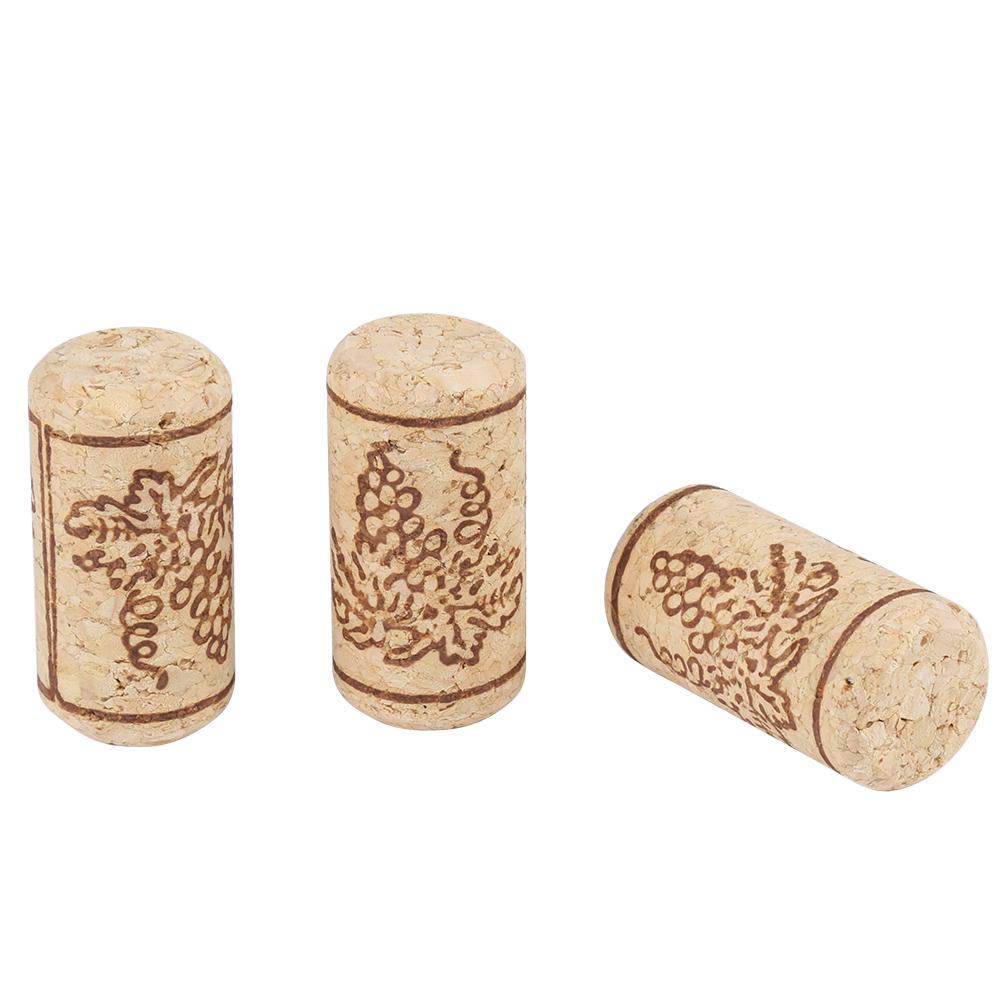 50PCS 22 *44mm Natural Cork StraightCorks Wooden Wine Bottle Stopper