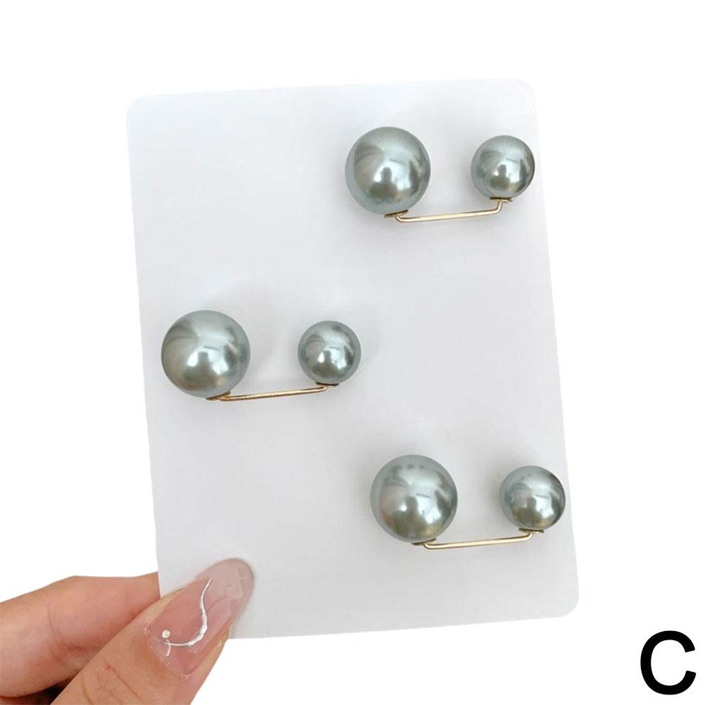 3 SZT. Klamra Ściągająca Pas Stopowe Broszki Przypinki Klips Sztuczna Perła Regulowane Guziki Przypinki Spódnice Dżinsy Guziki Dodatki Odzieżowe