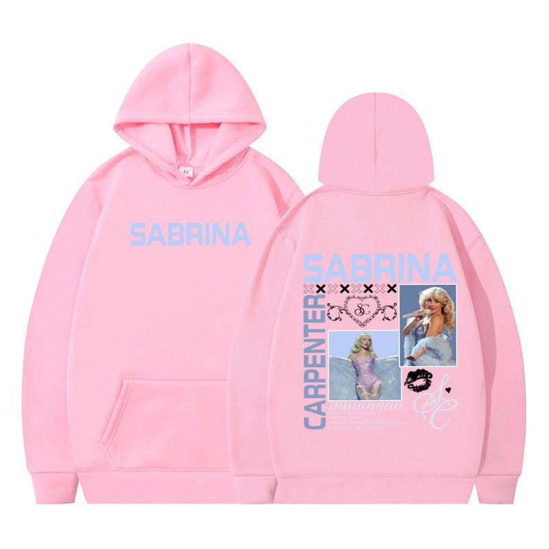 Sabrina Carpenter 2025 Tour Vintage Graphic Pullover Men Women Fashion Tracksuit Long-sleeved Thick Casual Aesthetics Hoodie Top