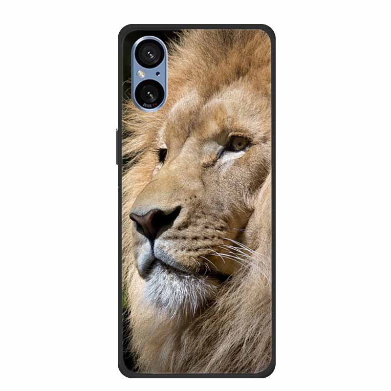 Coole Silikonhülle für Sony Xperia 5 V Hülle Gedruckte Mode Weiche Rückseite für Sony Xperia 5V Hülle Schutzhülle Gedruckte Schalen