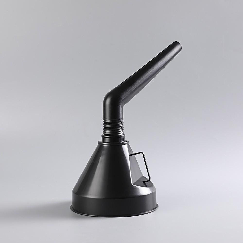 Long Mouth Oil Funnel Plastic Engine Filling Funnel Useful Refueling Funnel  Engine Refueling чёрный