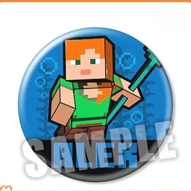 Pixel Style Game Badge Cute Cartoon Pins Decorative Brooch for Backpack Clothes Gift Trendy Accessories Gamer Collectible Button