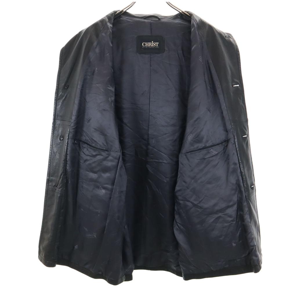 CHRIST made in Germany leather jacket 52 Brown Men's Used