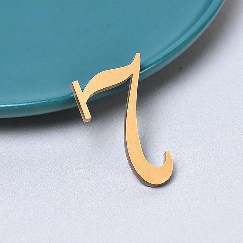 0-9 Acrylic Self Adhesive House Number Sticker Frosted Silver Gold Color Doorplate Home Door Plaque Numbers Sign New