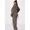 Womens 2025 Long Sleeve Casual Sporty Hoodie Pants Set Streetwear Outfit In Solid Colors