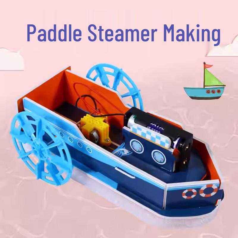 

Набор «Сделай сам» для сборки электрической гребной лодки для школьников – Обучающая модель с практическим применением Other