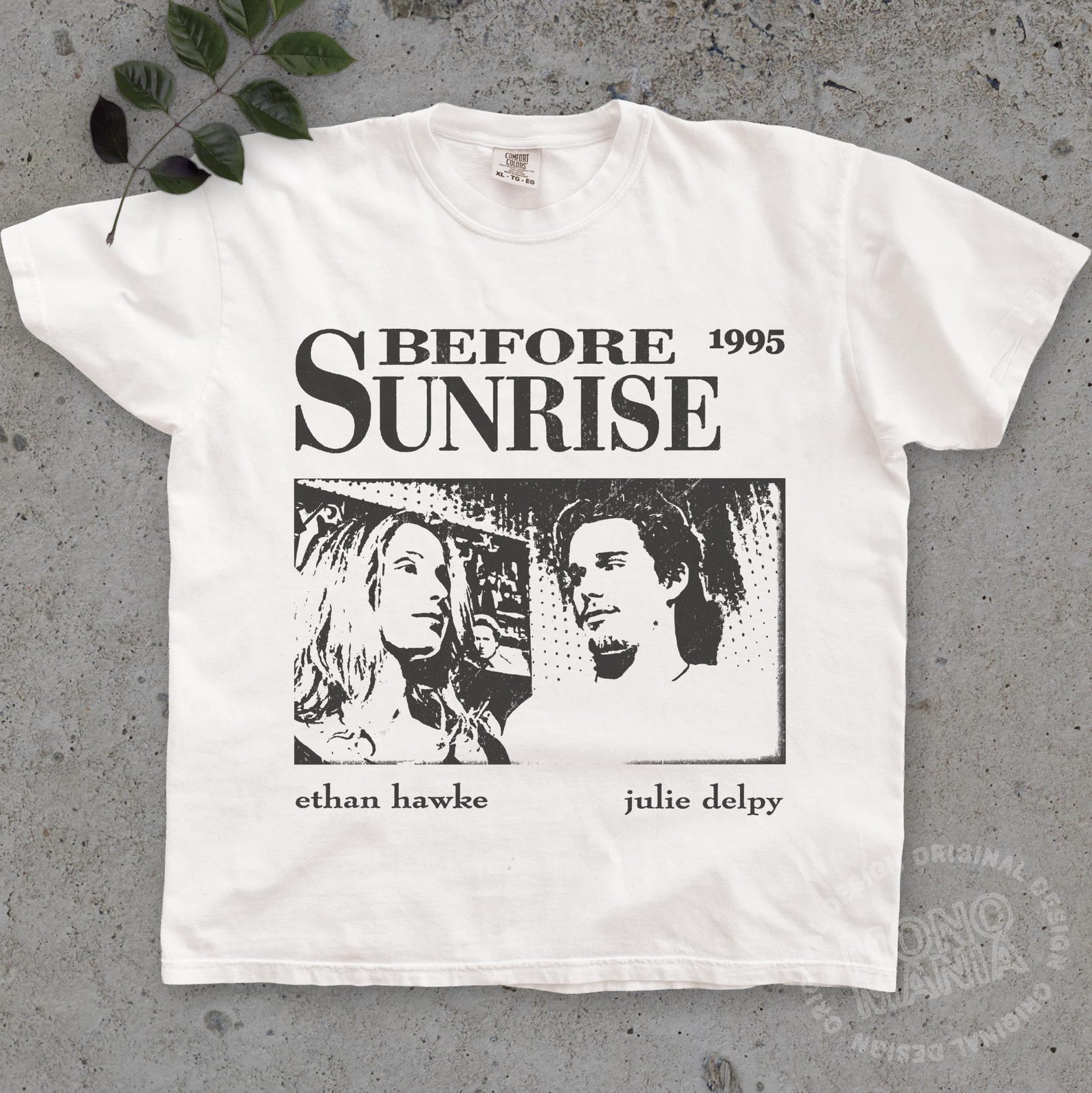 Before Sunrise Shirt, Before Sunrise 1995 T-Shirt, Ethan Hawke, Richard Linklater, Retro Film Shirt | Comfort Colors M