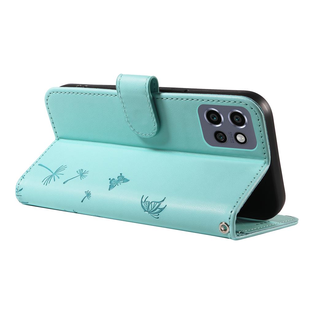 For Motorola Edge 60 Neo 5G/Edge 50 Neo 5G/S50 5G/ThinkPhone 25 5G Leather Case Wallet Phone Cover Dandelion Imprint