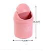 Mini Desktop Trash Can Household Kitchen Desk Covered Trash Can Living Room Debris Storage Cleaning Bucket