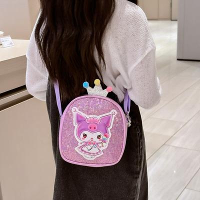Girls Kindergarten Outdoor Accessories Sequins Sweet Snacks Change Bag Cartoon Cute Shoulder Bag Messenger Bag