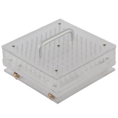 Food Grade 100 Holes Capsule Filler Manual Machine Powder Filling Flate Kit With Handle 3#