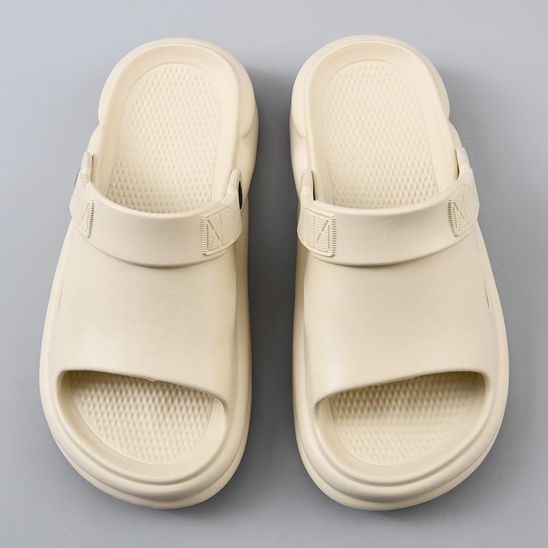 Men's sandals casual color matching fashion versatile summer comfortable breathable room outdoor two wear trendy men's slippers