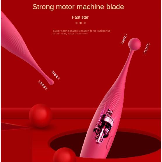 Sex Toy G-Spot Vibrator Massage Clitoris Stimulate Female Masturbation Mute Charging Honey Bean Stick Three-Head Climax