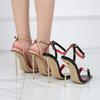 12cm Nuevos Zapatos de Salón Metálicos para Mujer con Tacón Fino de Aguja y Punta Fina, Calzado Poco Profundo de Talla Grande Para Espectáculo en Escenario Cosplay Sesión de Fotos WZ-A13-80
