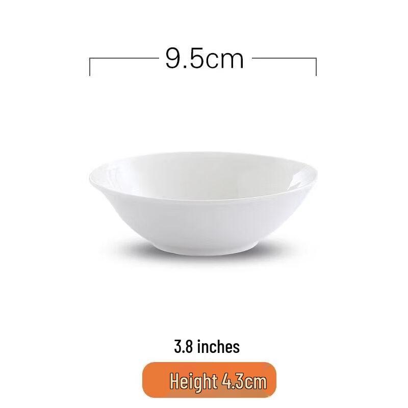 Pure White Ceramic Serving Bowl