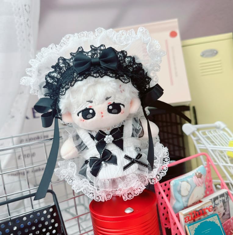 AXLUCE Plush Clothes - Plush Toy - Clothes - 10cm Maid Clothes - Doll (10cm)