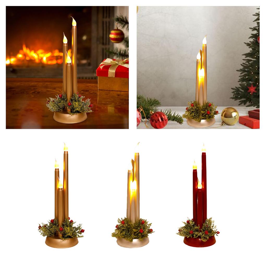 LED Candles Party Supplies for Holiday Decorations LED Candlesticks Photo Props