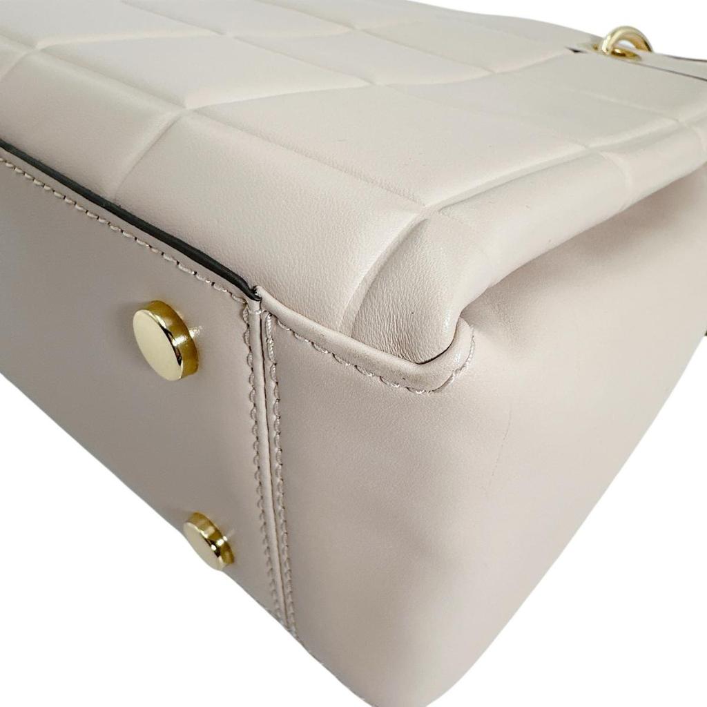 Michael Kors Shoulder Bag Handbag Leather Pink Beige Women 30F1GUSS6L Used