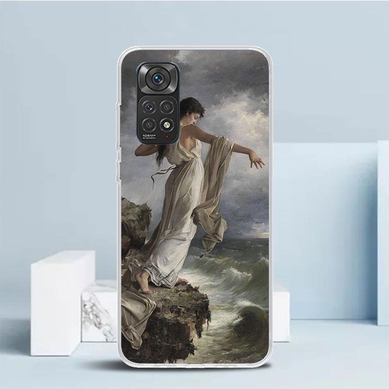 Paint Art Renaissance Phone Case For Xiaomi Redmi Note 15 14 14S 13 12S 12 Pro Plus 11S 11 11T 11E 10S 10 + Soft TPU Back Cover