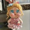 15cm Crybaby Puppen Outfit Set Rosa Oder Gelb-Blaues Kleid Mit Haaraccessoires Schuhe Anhänger