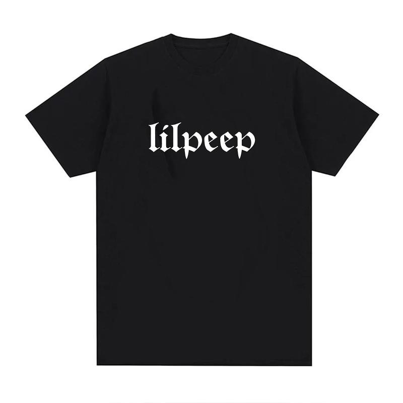 T-shirt Lil Peep Unisexe Unisexe Grande Taille Mode Col Rond Respirant Décontracté Streetwear Harajuku Surdimensionné Imprimé T-shirts Unisexe
