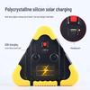 Solar-Powered LED Warning & Emergency Work Light with USB Charging and Tripod