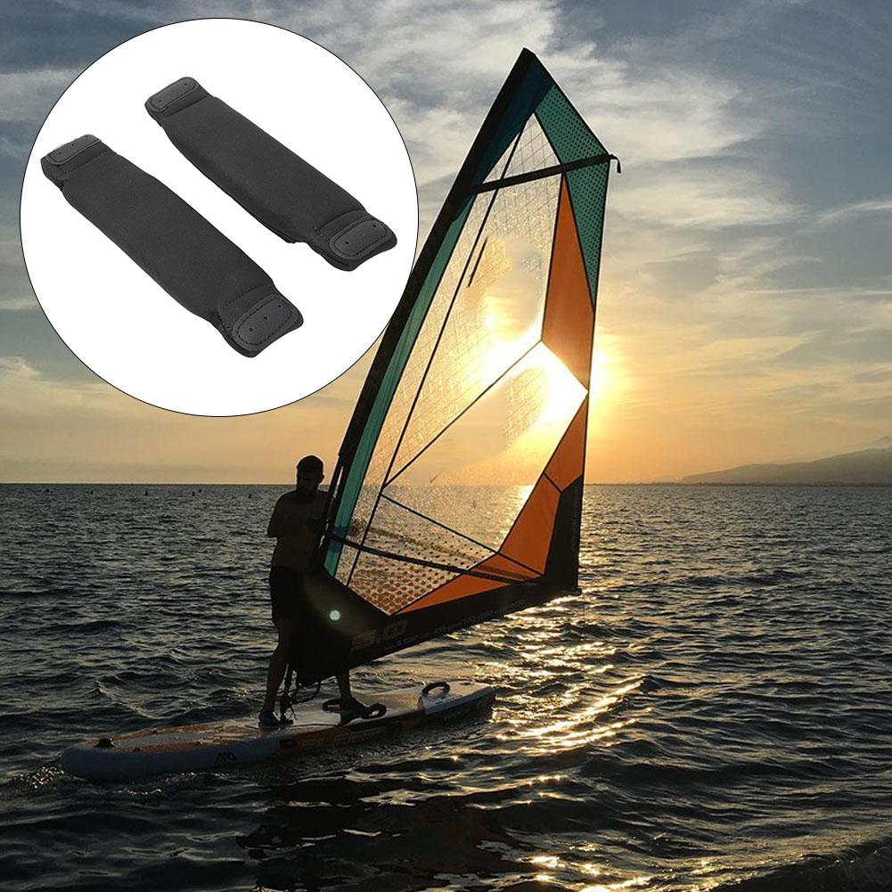 Alças de Pé para Kiteboard, Alça de Prancha de Surf de Neoprene Preto com Fivela de Aço Inoxidável 304 para Surf