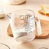 300/600/1000ml Measuring Cup Transparent Heat Resisting Plastic Milk Water Scale Measuring Jar Microwave Tool for Baking