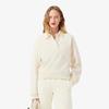 Women's Signature Embossed Logo Polo Sweatshirt SF0351-55NXFJ