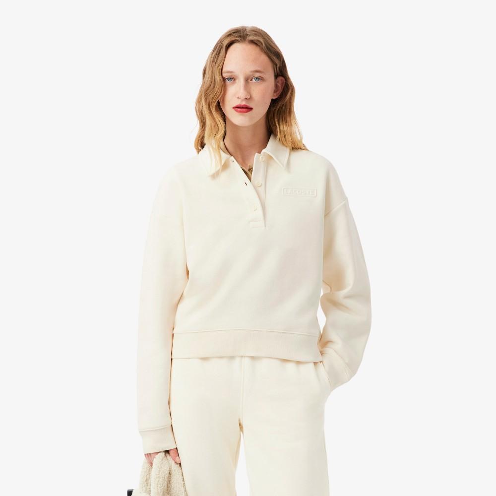 [Lacoste] Женская толстовка-поло с тисненым логотипом-символом SF0351-55NXFJ 34