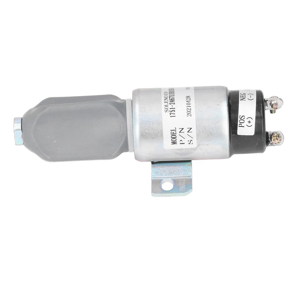 Stop Solenoid ABS Shutoff Flameout Solenoid Valve for Mitsubishi S6K Engine 24V 17512467UIBIS5A
