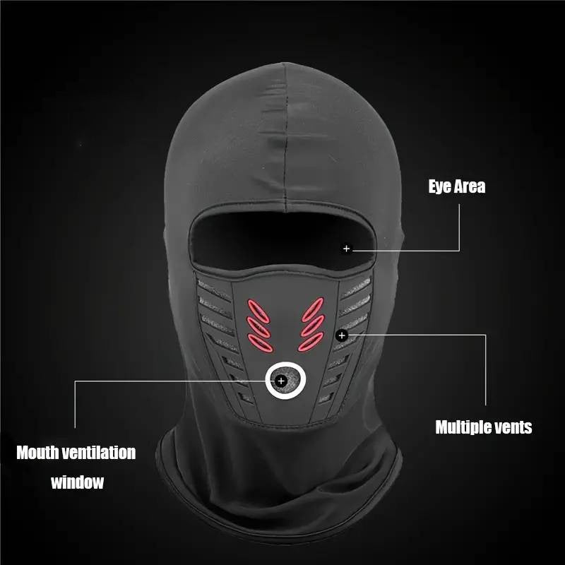 Men Women Cold-Proof Thermal Scarf Winter Ski Hat Balaclava Full Face Mask Ski Cycling Hunting Head Neck Cover Helmet Liner Cap