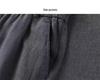 Men's Lightweight Cotton Linen Straight-Leg Sports Pants - Summer Versatile Style for Teens and Adults