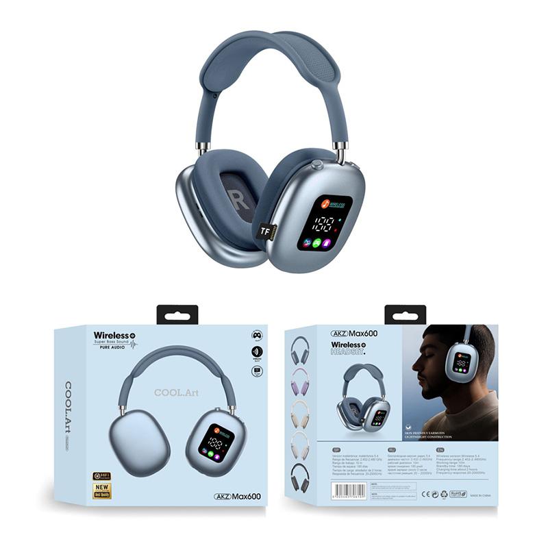 JYL TS Wireless Headset RGB Display Card Reader Hi-Fi Long Battery
