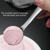 Easy to Use Steel Dessert Spoon Steel Scoops Practical Ice Cream Spoon Convenient Ice Hockey Making Tool