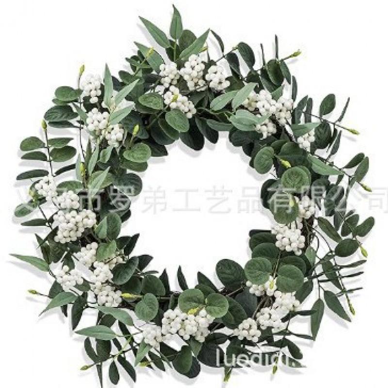 Artificial Flower Wreath Easter Valentines Day Hotel Restaurant Door Decorations
