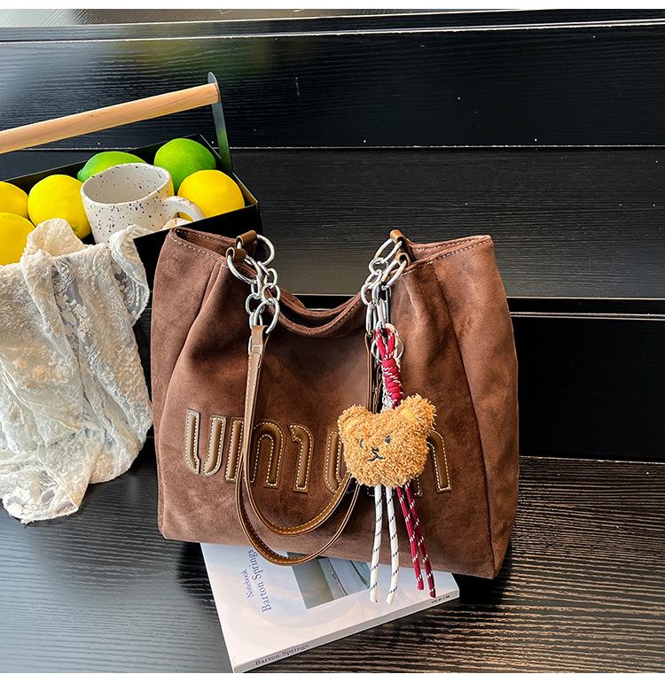 Women's Autumn Canvas Tote: Large Capacity, Casual Single Shoulder Bag for Work Commute