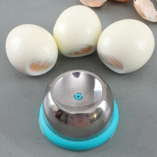 Stainless Steel Egg Piercer with Plastic Base Heavy Duty Egg Hole Puncher Hard Boiled Eggs Poker Peeler Pricker Tools Kitchen Gadgets