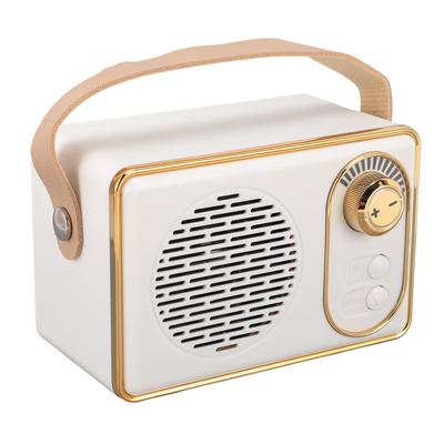 Portable Speaker Cute Old Fashion   Wireless Stereo Sound 500mAh Retro   Speaker for Desktop Bedroom