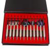 12er Set Professionelle Stahlspitzen-Pfeile Metallpfeile mit Aluminiumschäften, Flights, Anti-Rutsch-Ringen Dartscheiben Zubehör