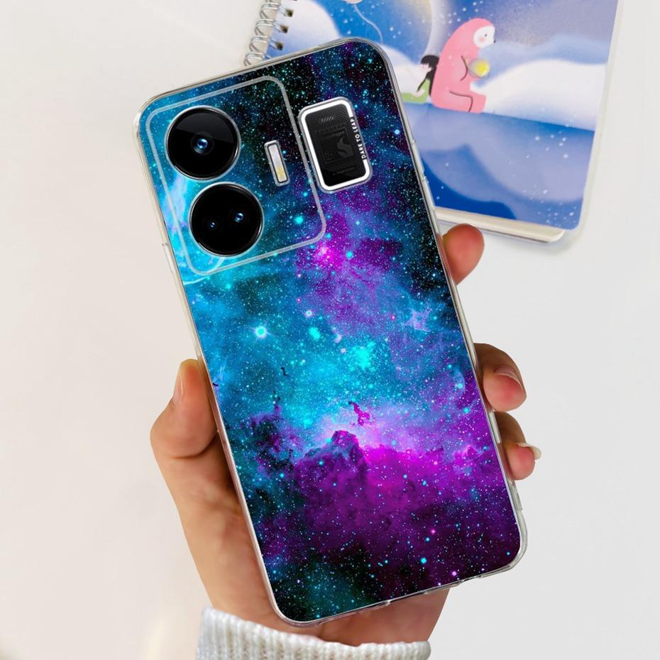 Fashion Pattern Phone Case For Realme GT Neo 5 GT3 240W Soft Silicone TPU Back Cover For Realme GT3 GT Neo5 RMX3706 RMX3709