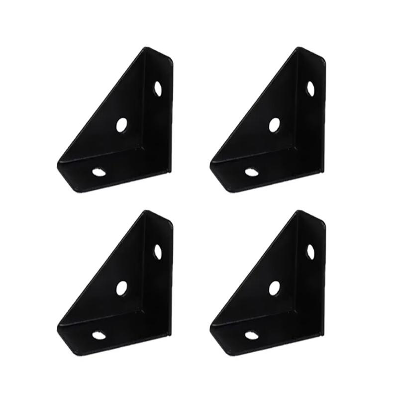 

4/8Pcs heavy-duty steel angle brackets: 90 ° right angle support, durable furniture reinforcement bracket