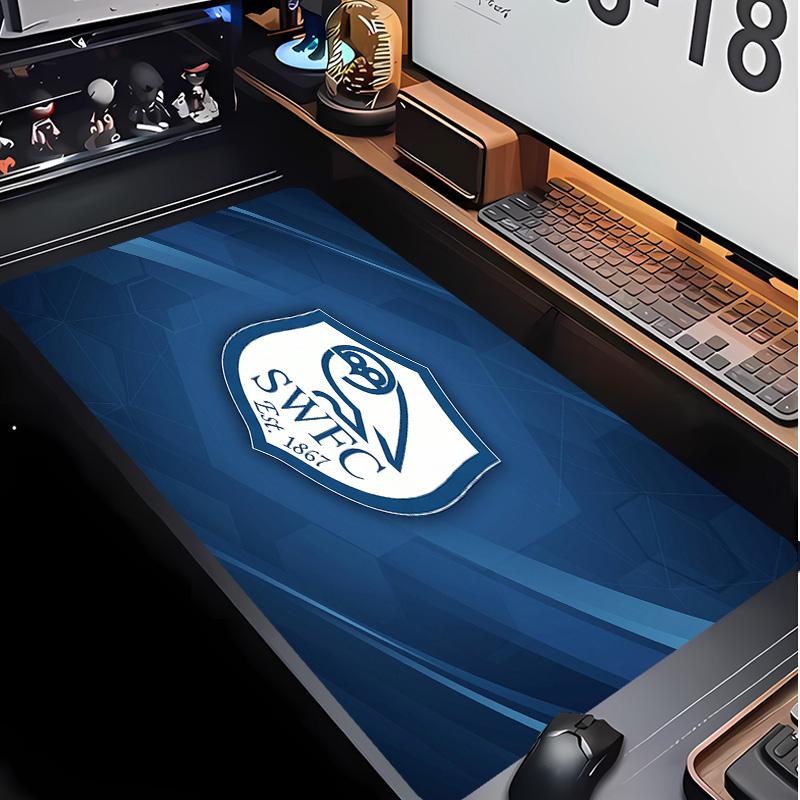 Sheffield Wednesday Football Pattern Mouse Pad Non?Slip Rubber Base Gaming Mousepad For Desk Office Home