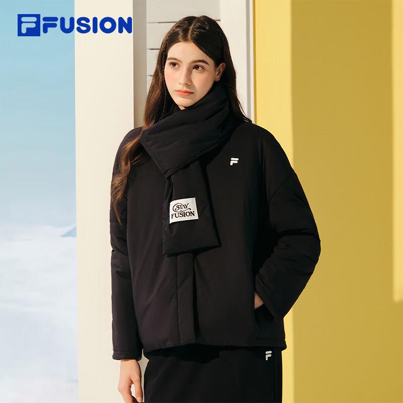 FILA FUSION Women's Winter Scarf-Collar Padded Jacket