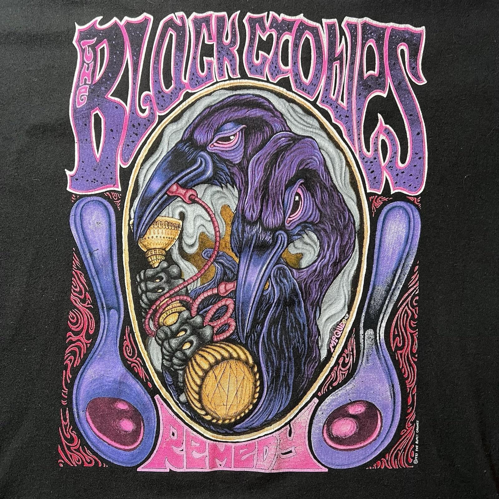Vintage 1993 The Black Crowes Remedy Band T-Shirt S-5XL UR045 FREE SHIPPING S