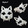Halloween Dragon God  Long Teeth Demon Cosplay Mask Eco-friendly Animal Theme Party Animal Skull Mask Halloween Props Accessor
